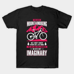 Funny Mountainbiker's Wife Gift T-Shirt